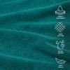 Velosso 12 Pack Premium Soft 100% Egyptian Cotton Ring Spun Soft Feel Face Cloths Flannel High Absorbent Spa, Gym, Sauna Face Towel (Jade) view 3