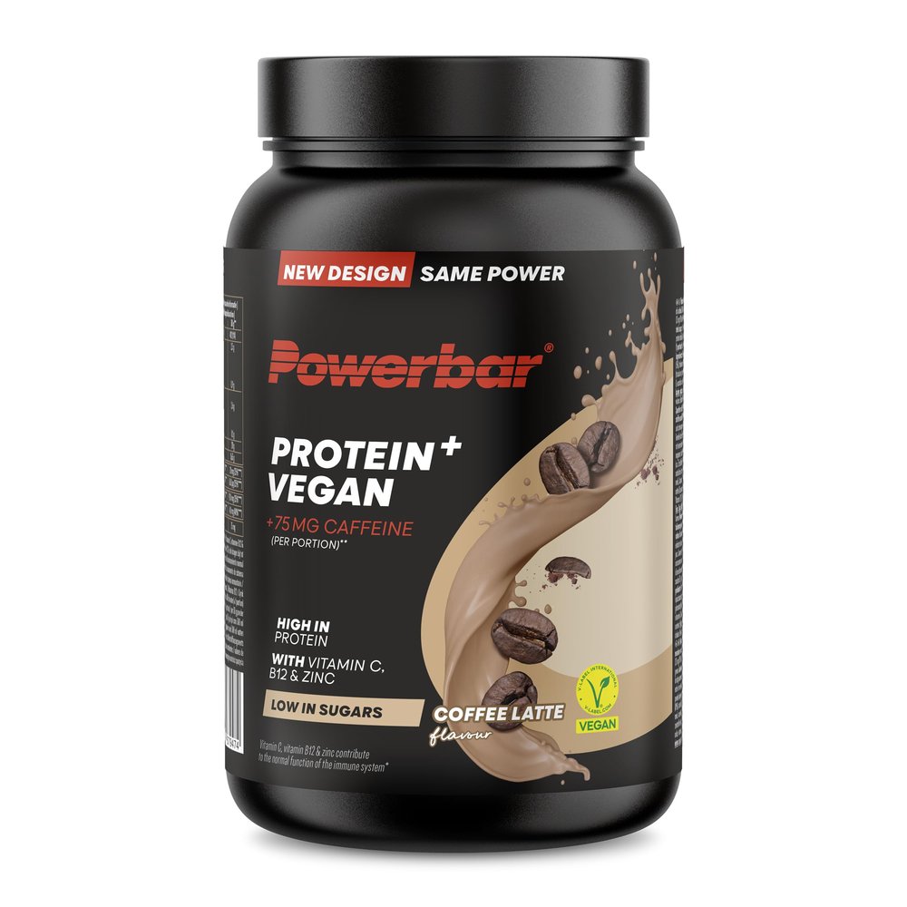 Powerbar - Protein Plus Vegan - Immune Support - Coffee Latte - 570g - Protein Powder - Low Sugar
