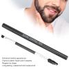 Beard Filling Pen Kit, 4ml Easily Sweat Proof Black Long Lasting Waterproof Beard Pen with Blending Four Fork Tips Brush Black 3 Years view 4