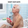 Bathroom Grab Rails, Happybase 2pcs 12 inch Hand Rail for Disabled, Safety Grab Bars, Stainless Steel Shower Handle, Bath Grips for Elderly Handicap Children Disability Aids view 2
