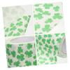 SEWOART St Patricks Day Toilet Paper 2 Rolls Clover Print Flexible Roll Tissue Good Water Absorption Disposable Napkins for Hotel Bathroom view 3