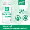 Liposomal Magnesium Complex 2200mg - High Potency with Glycinate & Citrate, Gluten Free, 60 Softgels.(60 Count (Pack of 3) view 2