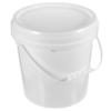 SOESFOUFU 10l White Hdpe Paint Bucket with Lid and Handle 2.2 Gallon Outdoor Paint Storage Container for Mixing and Transporting and Chemicals view 1