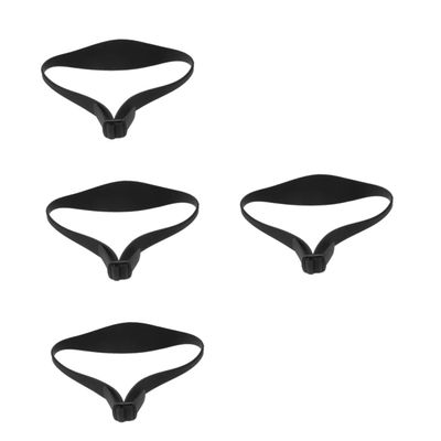 FOMIYES 4pcs Hair Cutting Guide Silicone Neckline Shaving Template Professional Hairdressing Tool