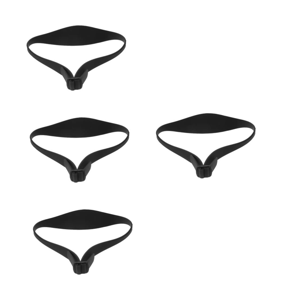 FOMIYES 4pcs Hair Cutting Guide Silicone Neckline Shaving Template Professional Hairdressing Tool