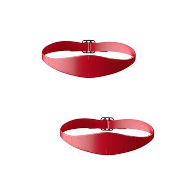 FOMIYES 2pcs Silicone Fade Guide for Hair Cutting Adjustable Neckline Shaving Template Hair Trimming Guide for Barber Use