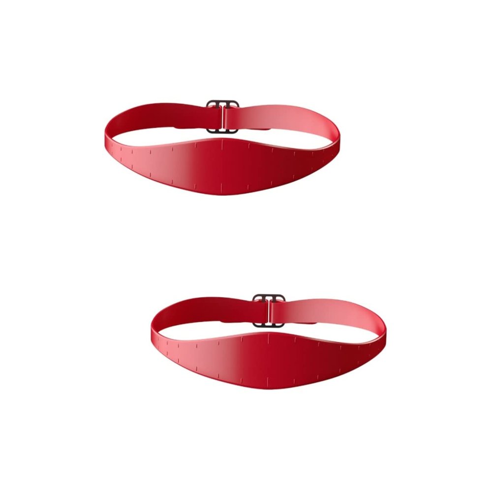 FOMIYES 2pcs Silicone Fade Guide for Hair Cutting Adjustable Neckline Shaving Template Hair Trimming Guide for Barber Use