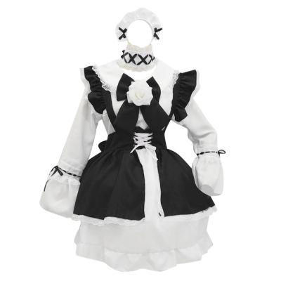 Women's Dirndl Mini Dress Maid Dress Sissy Costume Dress Mini Skirt Cosplay Costume Maid Costume Women's Sexy Goth Dress