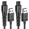 Charger Cable Compatible with Remington Shaver 2Pack, Mellbree USB Charger Cable Compatible with Remington HC4250, HC4255, F3, PF7500, MB4200, MB4130, XR1330, XR1350, XR1400, XR1470, XR1430 view 1
