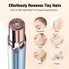 Facial Hair Remover for Women, SEIHAI Rechargeable Hair Removal Device,Upper Lip, Chin, Face Hair Remover Peach Fuzz Remover view 3