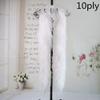 2 Meters Long White Ostrich Feather boa 4ply,6ply,10ply,15ply Thickness Ostrich Scarf Wedding Party Decoration Shawls-Blue,10ply view 3