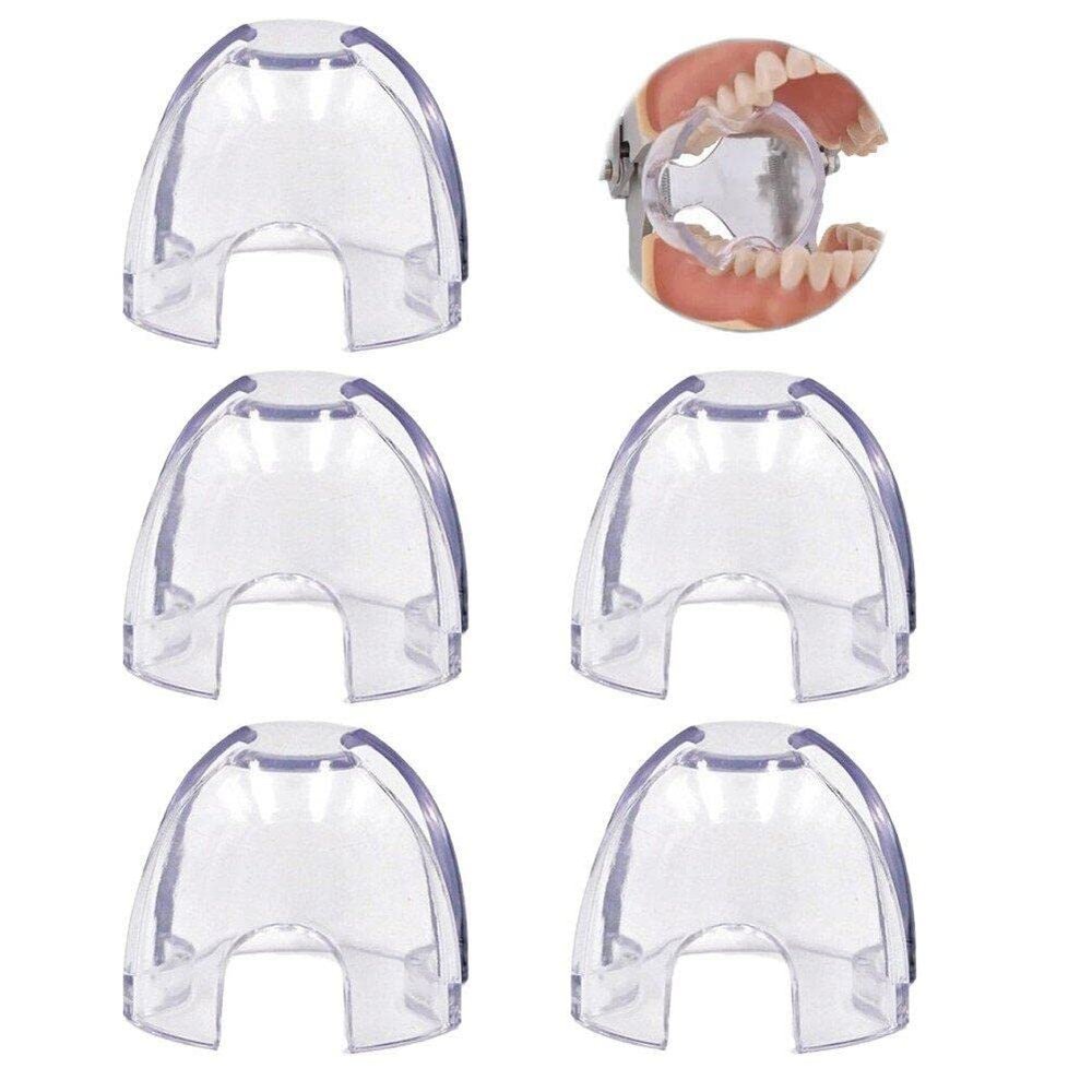 Fopytu Dental Mouth Opener, 5 Pcs Clear Dental Orthodontic Lip Cheek Retractor Expander Dental Mouth Accessory for Posterior Teeth