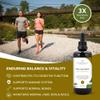 Zinc Sulphate 150ml (3 x 50ml Pack) | Ionic Zinc Mineral + Purified Water | UK Made Vegan Liquid | UV Blocking Miron Violet Glass | 10mg Dose (6 Month Supply) view 2