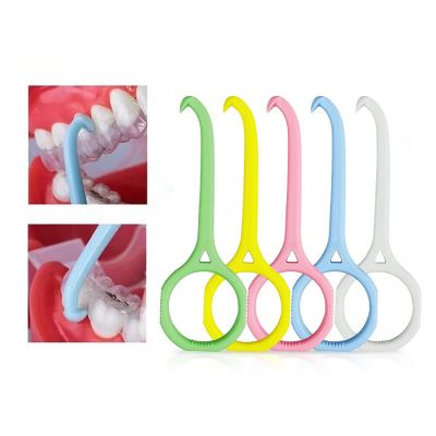 Aligner Remover Tool, YOUYA DENTAL 12PCS Clear Aligner Removal Tool for Invisible Removable Braces Extractor Retainer Remover Personal Orthodontic Supplies Braces hook Stealth Hook Oral Care