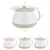 1PC Chamber Pot with Lid, Bedpan Bedside Urinal Bottle with Cover and Handle, Bucket Potty Urine Pots to, Suitable for Household Pregnant Kids Elderly Adults,Pink,One Size view 2