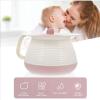 1PC Chamber Pot with Lid, Bedpan Bedside Urinal Bottle with Cover and Handle, Bucket Potty Urine Pots to, Suitable for Household Pregnant Kids Elderly Adults,Pink,One Size view 3