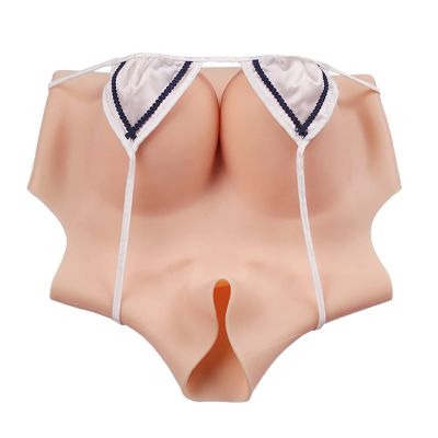 FSYH Fake Boobs Silicone Breasts for Crossdressers Filled Gel or Cotton Breastplates for Apparel Mastectomy Transgender Drag,Color 1,G Silicone