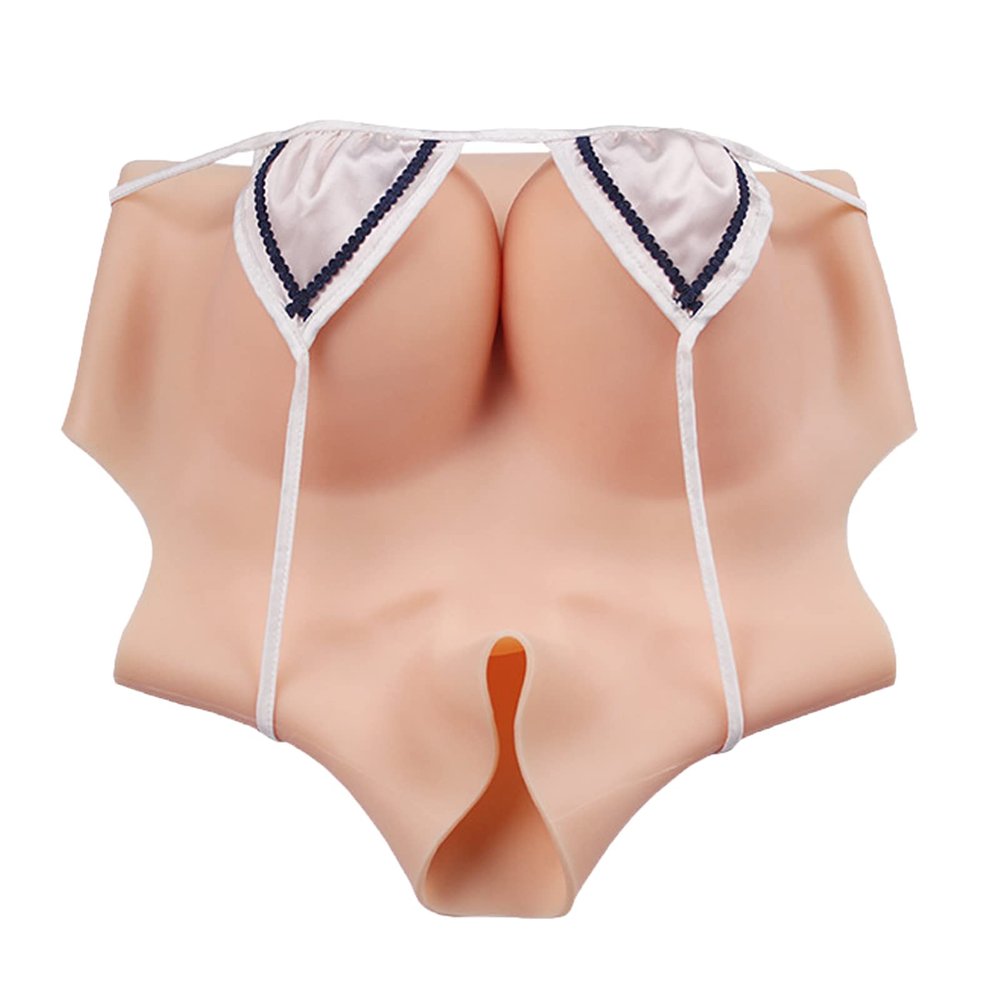 FSYH Fake Boobs Silicone Breasts for Crossdressers Filled Gel or Cotton Breastplates for Apparel Mastectomy Transgender Drag,Color 1,G Silicone