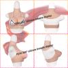 FSYH Fake Boobs Silicone Breasts for Crossdressers Filled Gel or Cotton Breastplates for Apparel Mastectomy Transgender Drag,Color 1,G Silicone view 2