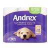 Andrex Ultimate Quilts 9 Mega Toilet Rolls = 13.5 Standard Toilet Rolls, 50% Longer Lasting Paper, Air Pocket Technology for Soft, Thick Sheets, FSC Certified view 2