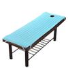 Highdi Massage Bed Cover with Face Hole, Quilted Cotton Washable Massage Bed Sheet Cover Beauty Massage SPA Couch Cover Elastic Cord Edge All-round Wrap for Massage Bed (Blue,180 * 60cm) view 1