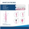 Electric Silicon Toothbrush for Adults 6000 Pulse IPX7 Antibacterial Electric Toothbrush with Rechargeable Power | 3 Brush Heads and Travel Case | Massage Head Brush Stand Charging Case Included view 2