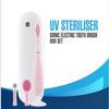Electric Silicon Toothbrush for Adults 6000 Pulse IPX7 Antibacterial Electric Toothbrush with Rechargeable Power | 3 Brush Heads and Travel Case | Massage Head Brush Stand Charging Case Included view 4