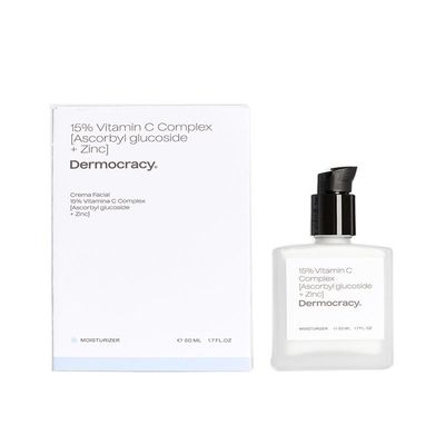 15% VITAMINA C Complex [ASCORBYL Glucoside + ZINC Crema Facial 50 ml