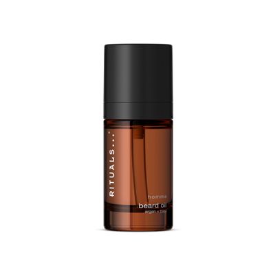 RITUALS Homme Beard Oil, Nourishing Beard Oil for Men with Argan Oil and Basil for Soft, Conditioned Facial Hair, 30ml