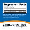 Nutricost Vitamin B12 (Methylcobalamin) 2000mcg, 120 Capsules - Vegetarian Caps, Non-GMO, Gluten Free B12 Supplement view 2