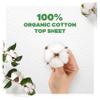 Always Cotton Protection Ultra Normal Sanitary Towels, Size 3 With Wings, 96 Pads, 100% Organic Cotton Topsheet view 2