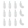 6 Pack 28" Long Bottle Brush Heads, Nylon Bristles Bendable Replaceable Brush Head (6 Pack Replaceable Brush Heads)