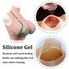 LXURY Realistic Silicone Breastplate High Collar False Breasts Fake Boobs Enhancer B-H Cup Breast Forms for Crossdresser,white,F CUP`Silicone Filled view 3