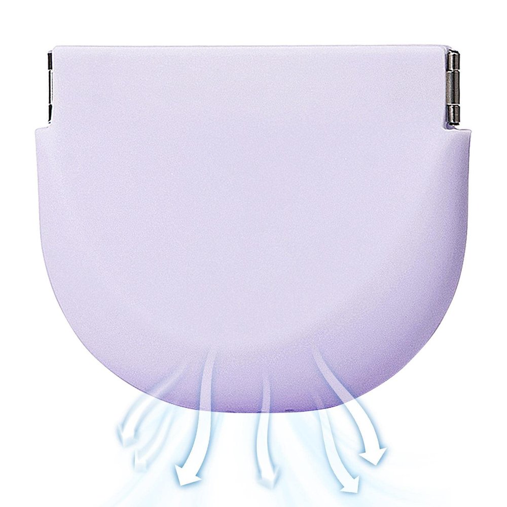 CIBERS Retainer Case | Food Grade Silicone Case for Aligner Cleaner,Vent Holes Slim Partial Denture Case, Portable Artificial Teeth Dentures Retainers Homraa