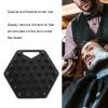 Beard Brush for Men, Facial Exfoliating Brush Deep Cleansing Soft Silicone Face Beard Brush with Suction Cup Bathroom Accessory (Black) view 4