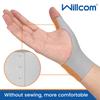 Willcom Thumb Wrist Brace Compression Sleeve (2 PCS) for Protector Support, Soft Elastic Fabric Thumb Spica Splint Glove Liner for Women and Men -Left or Right HandS, 5.75-6.5 Inch view 4