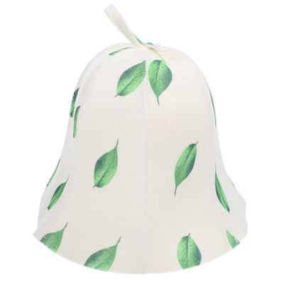 FRCOLOR Sauna Hat Reusable Stylish Felt Sauna Hat for Men Comfortable Absorbent for Shower Green