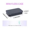 LIGHUFEIC 2Pack Dental Floss Portable Case,Dental floss Dispenser,Storage 24 Picks Adult Floss in Box,Refillable Glide floss,Portable Travel Floss Box for Travel(Black) view 3