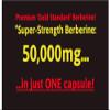 Berberine HCL 50,000 mg Pure Natural Extract - 500 mg at 100:1  120 High Strength Capsules view 2
