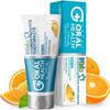 Kids Toothpaste No Fluoride; Non-Toxic Remineralizing Nano Hydroxyapatite Toothpaste Made by Dentist with Xylitol for kids Cavity Protection & Gums, Safe to swallow for Children/Toddlers, Yummy Orange view 1