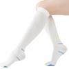 EVOPLECI Anti Embolism Compression Stockings for Women and Men Ted Hose Socks 15-20 mmhg Moderate Level With Inspect Toe Hole view 3