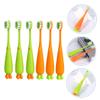 minkissy Boys and Girls Toothbrush Pcs Carrot Toothbrush for Boy Girl's Oral Care view 2