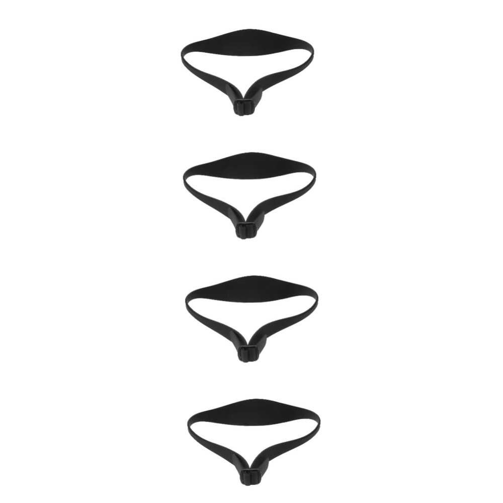 minkissy 4pcs Adjustable Hair Cutting Guide Silicone Hair Fade Guide for Neckline Shaving