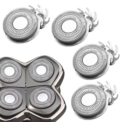 VRMETA 4 PCS Shaver Head Replacement Blades for Pitbull Carver PRO 4 Electric Razor Replacement head**G