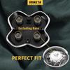 VRMETA 4 PCS Shaver Head Replacement Blades for Pitbull Carver PRO 4 Electric Razor Replacement head**G view 4