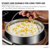 Cookware Thickened Rack Strainers Stand Vegetables Rice for Fish Stainless Cooking Steamer Chinese Steam Kitchen Multi-use * Pan Dim Steaming Stacked Food Dumpling Handle(21.5X21.5X9CM) view 3