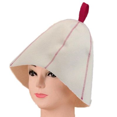 Wudaizhi Sauna Hat Sauna Felt Hat for Men and Women Ideal Sauna Accessory for Home Shower Cap Sauna Hat Sauna Cap