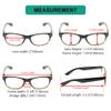 Eyekepper Classic 80's Reading Glasses-5 Pairs Black-tortoise Frame Glasses for Women Reading +3.50 view 3