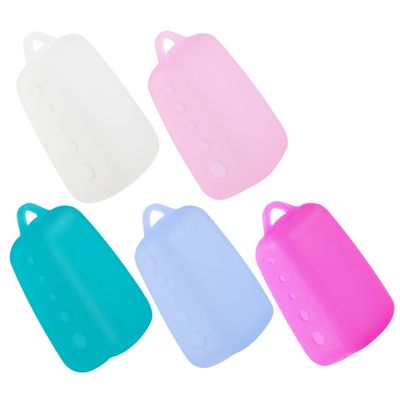 Alipis 5pcs Silicone Toothbrush Head Covers Dust Travel Portable Toothbrush Caps Protectors for Home and Travel