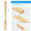 2PCS Bamboo Massage Sticks,Bamboo Therapy Massage Body Tool for Relax Muscles (2) view 4